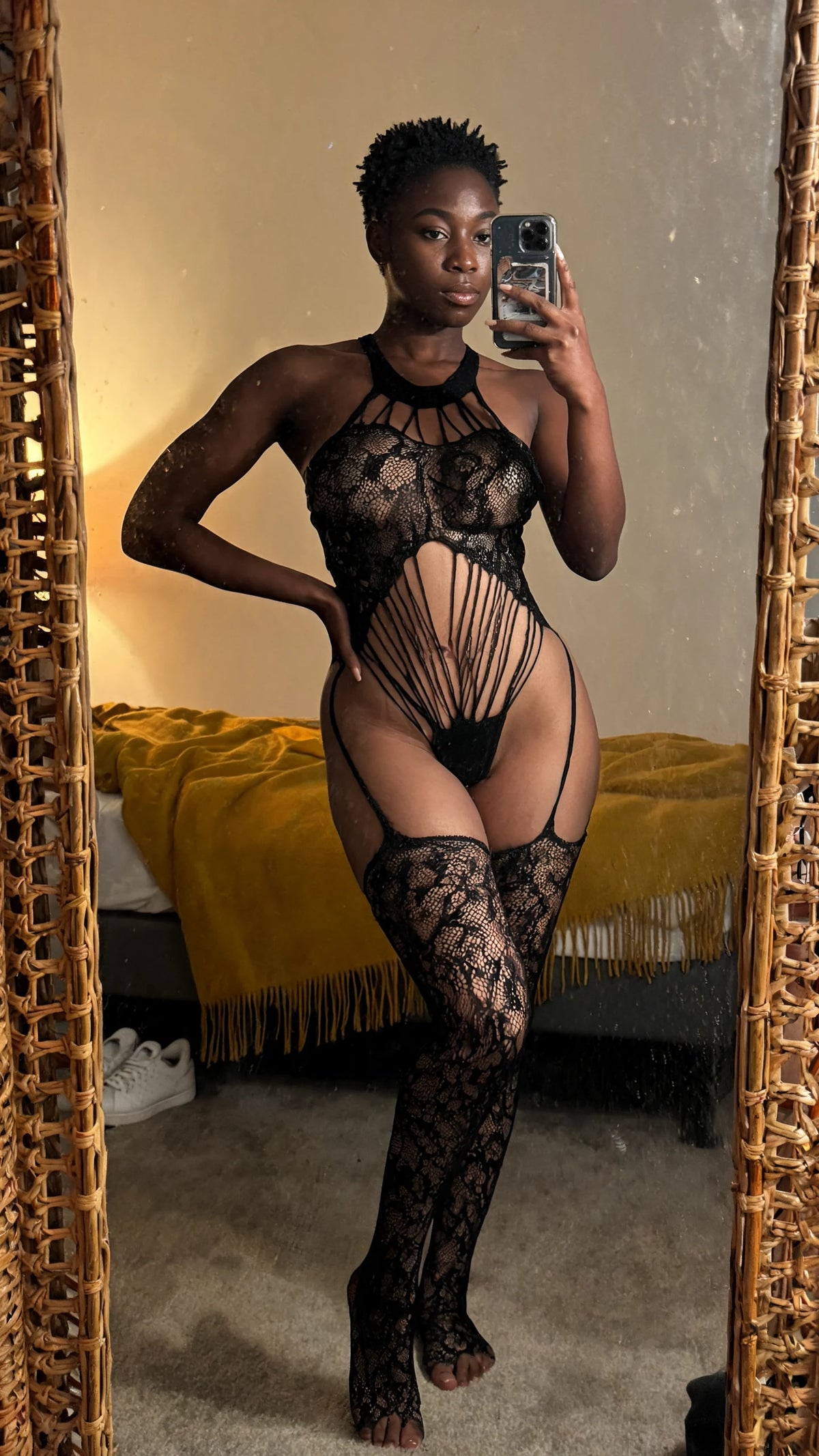 Leopard & Co, worn at home